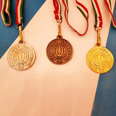 مدال ورزشی همگانی همراه با بند