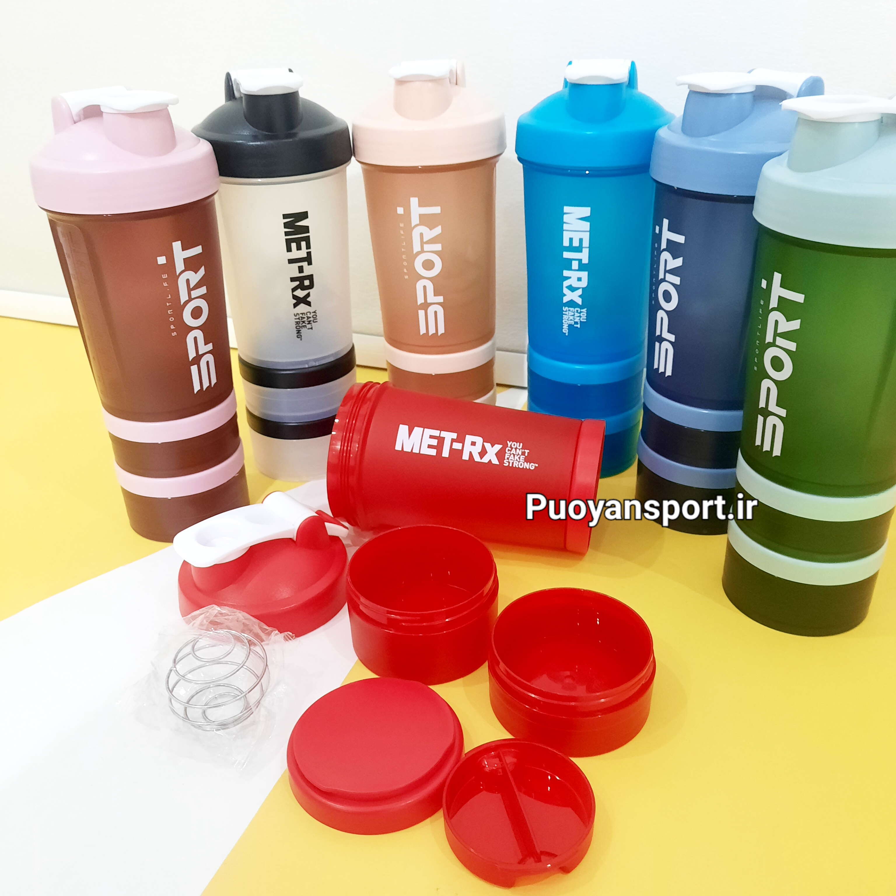 شیکر بدنسازی خارجی ۳ تکه